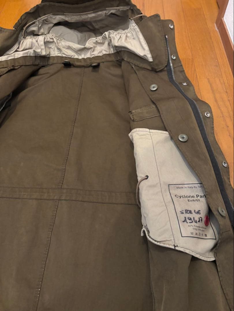 Ten-c / CYCLONE PARKA モッズコート46 ダウンライナー付