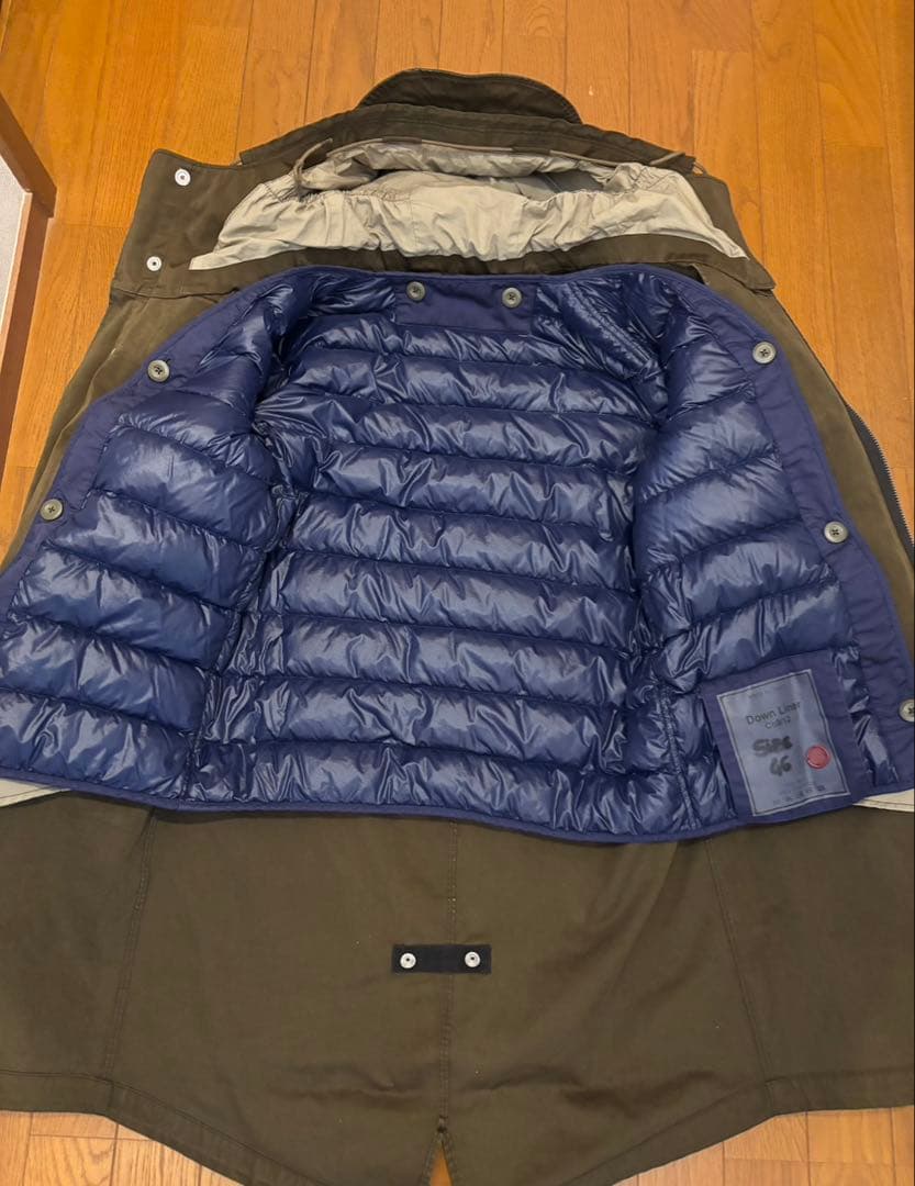 Ten-c / CYCLONE PARKA モッズコート46 ダウンライナー付