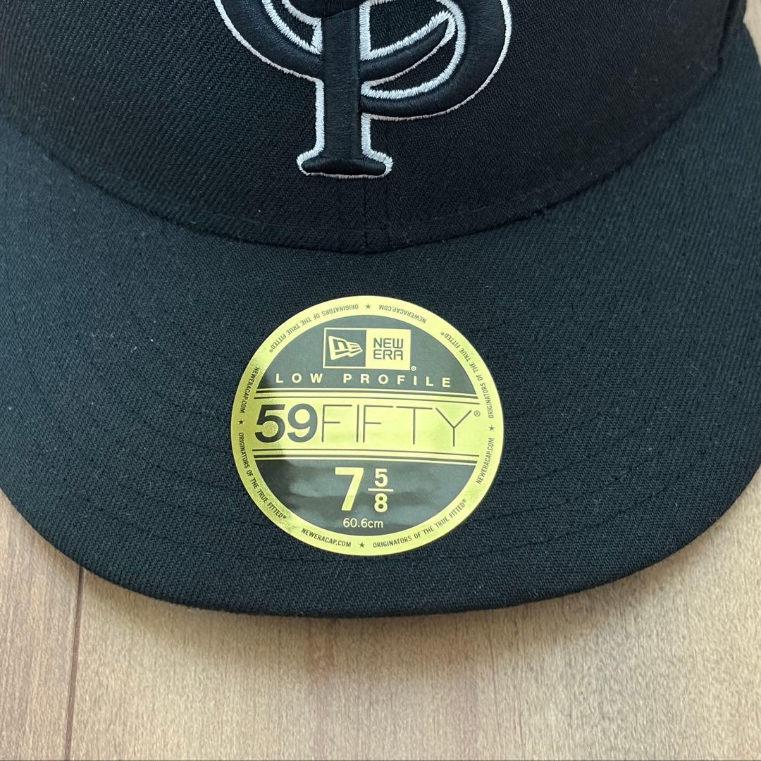 cootie newera 59FIFTY ブラック キャップ CP 7 5/8