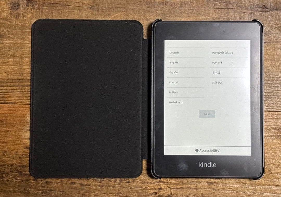 Kindle Paperwhite 第10世代 8G カバー付き