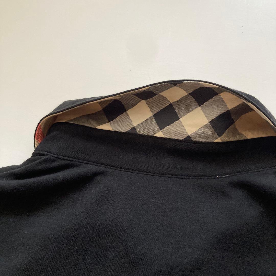 トップス Burberry london black nova poloshirt dl