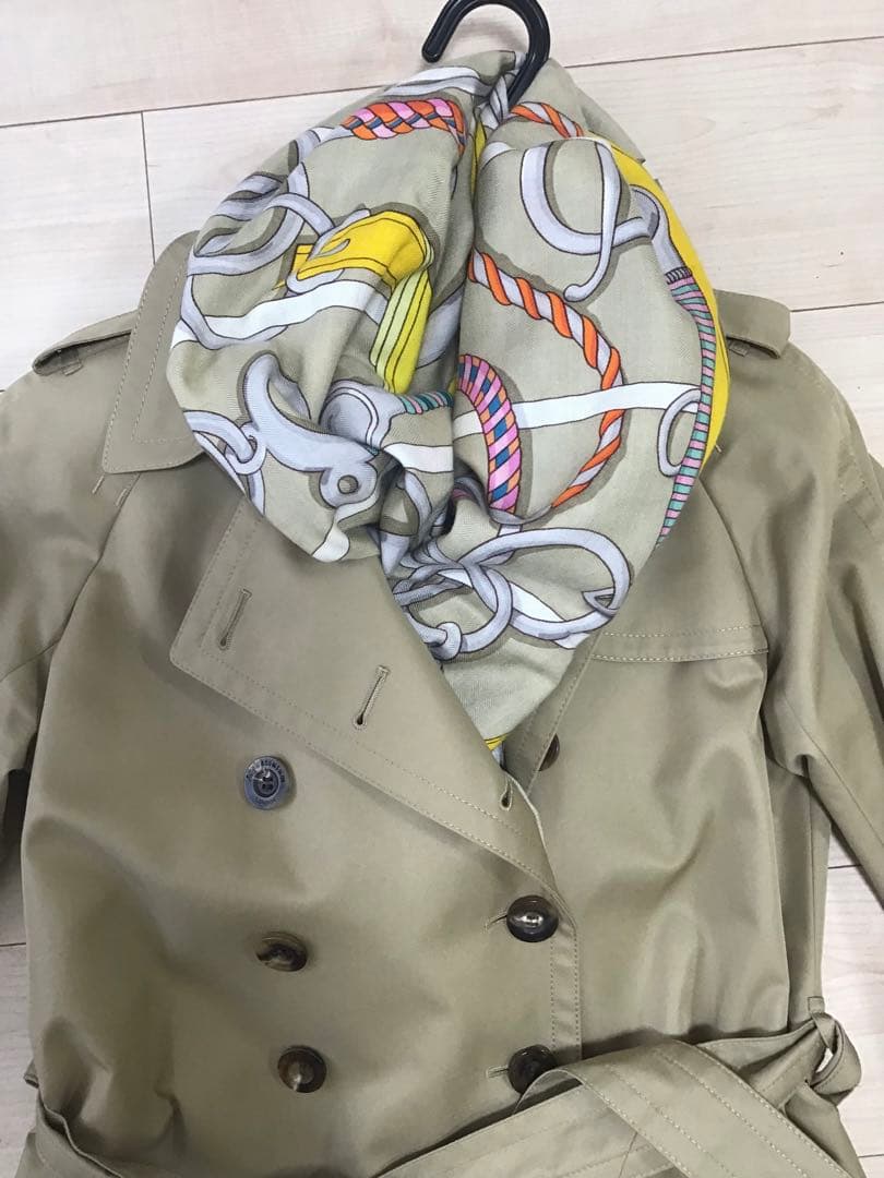 エルメスカシシル乗馬の装具一式カレジェアン140カシミヤシルク
