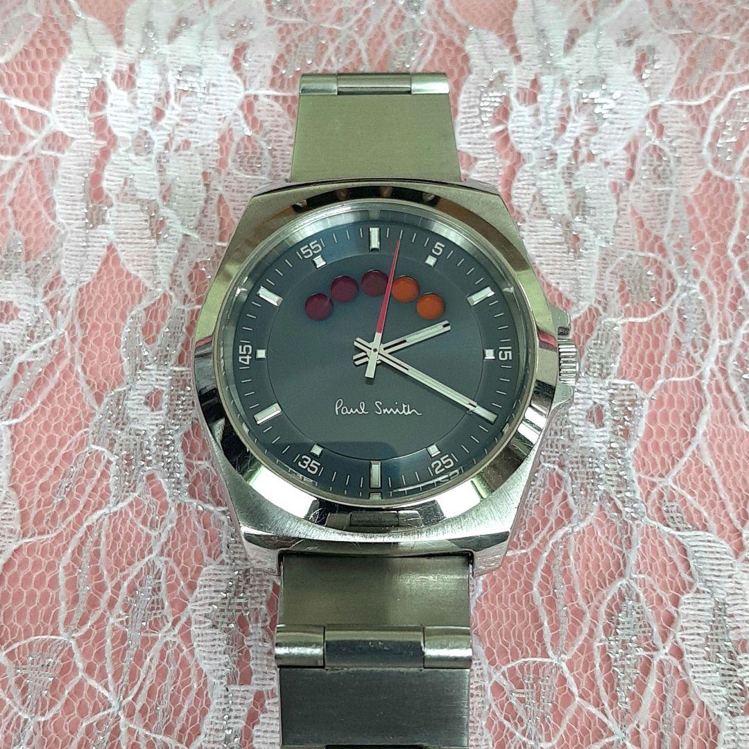 ✨新品電池☆稼働品✨Paul Smith✨ポールスミス　メンズ腕時計 MA52