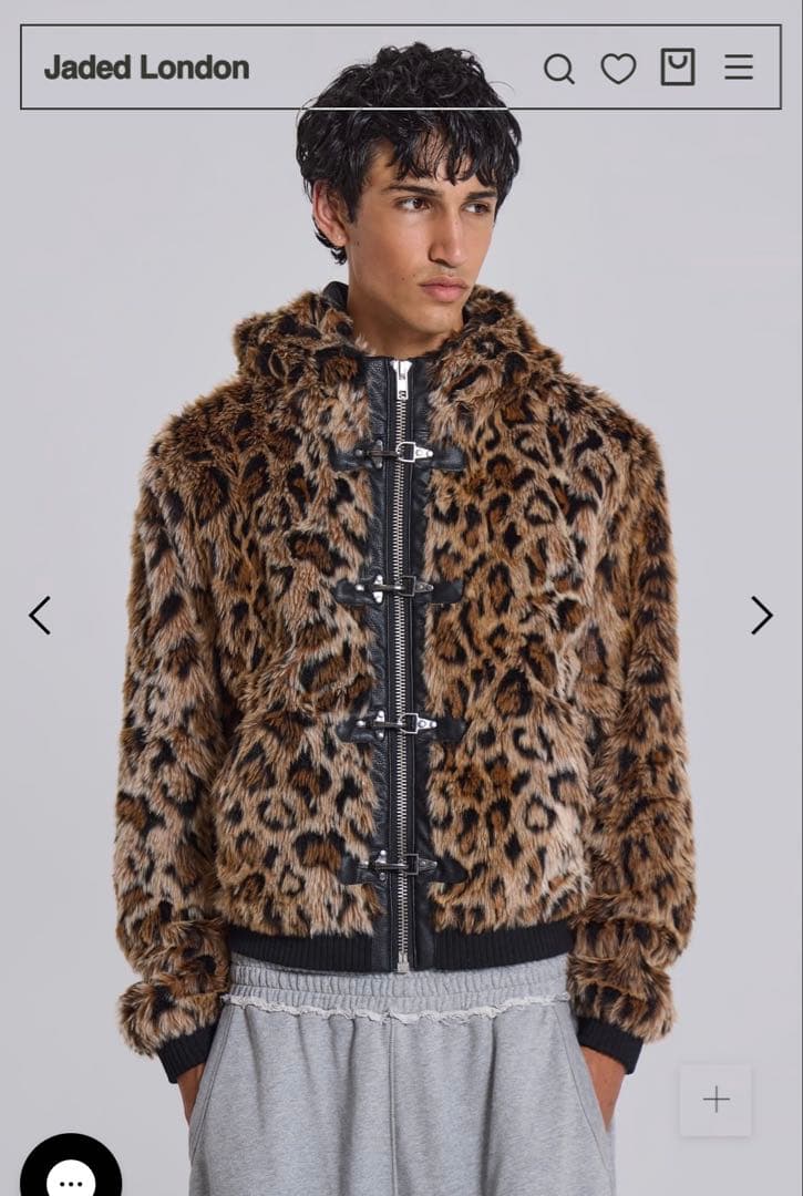 Jaded London レオパード柄ジャケット XS