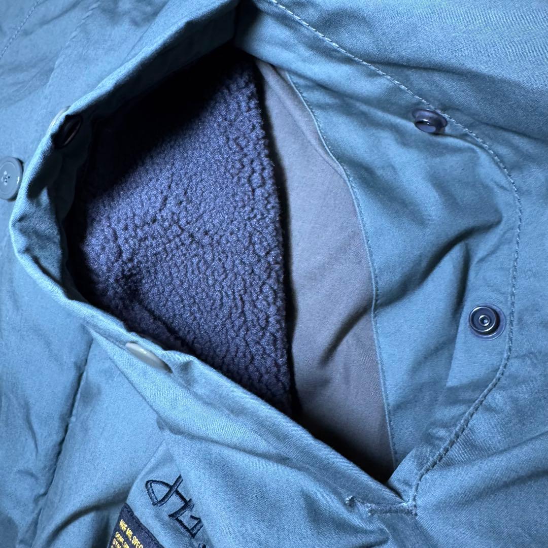 ☆HUF N-3B フィッシュテールジャケット オリーブ L ファー付き☆