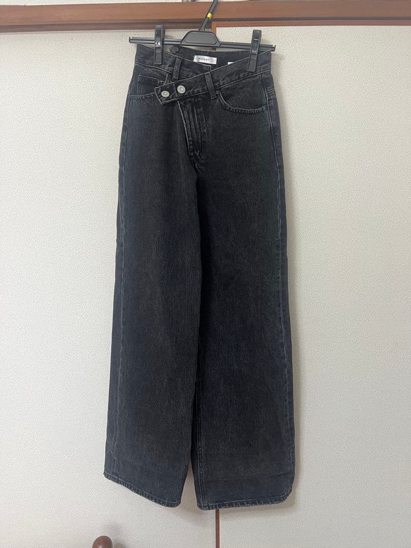 パンツ CROSS WAIST WIDE STRAIGHT