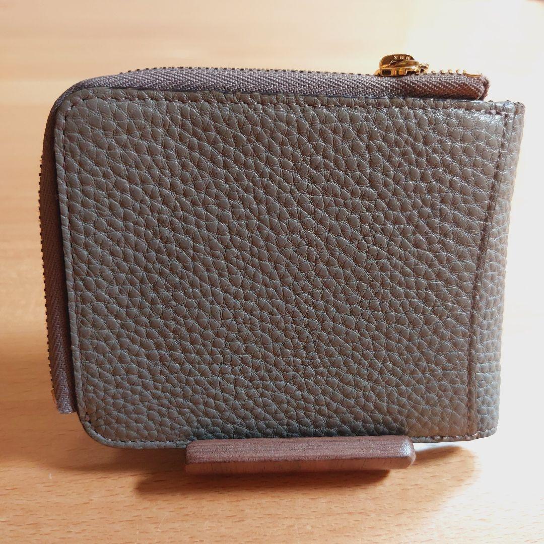 PELLE BORSA 折り財布 レザー ファスナー コンパクト ウォレット