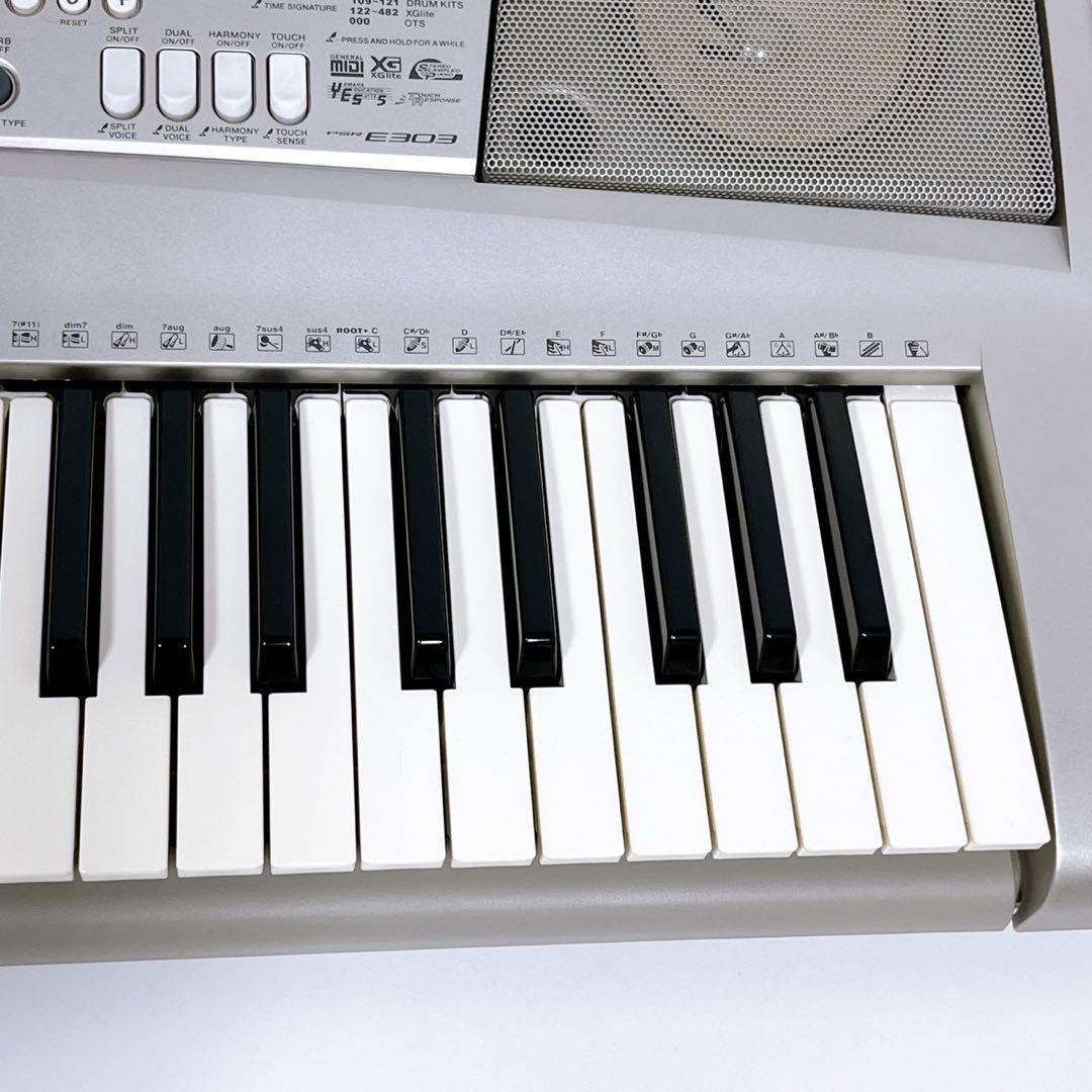 【動作良好】YAMAHA ヤマハ 電子ピアノ 電子キーボード PSR-E303