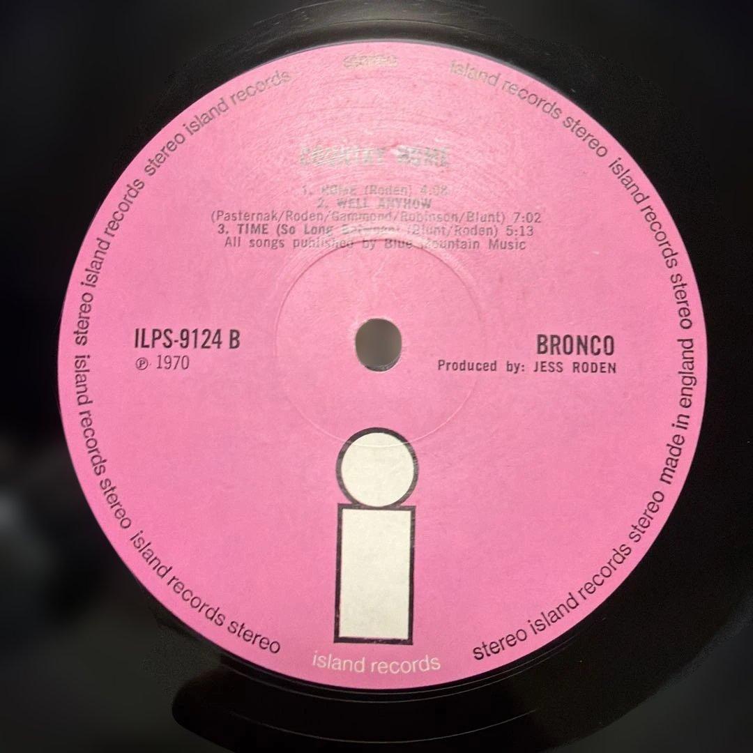 UKオリ◆Bronco Country  ILPS 9124 レコード