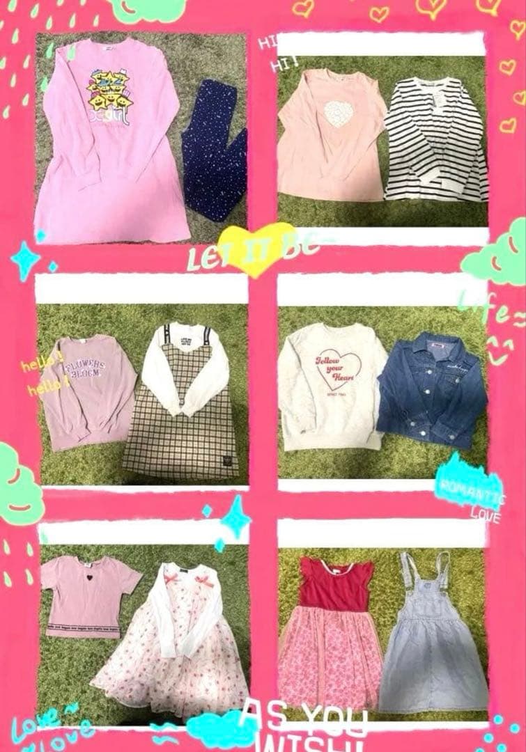 0時まで限定値下　美品　X-girl anyFAM 80点まとめ売り　女の子