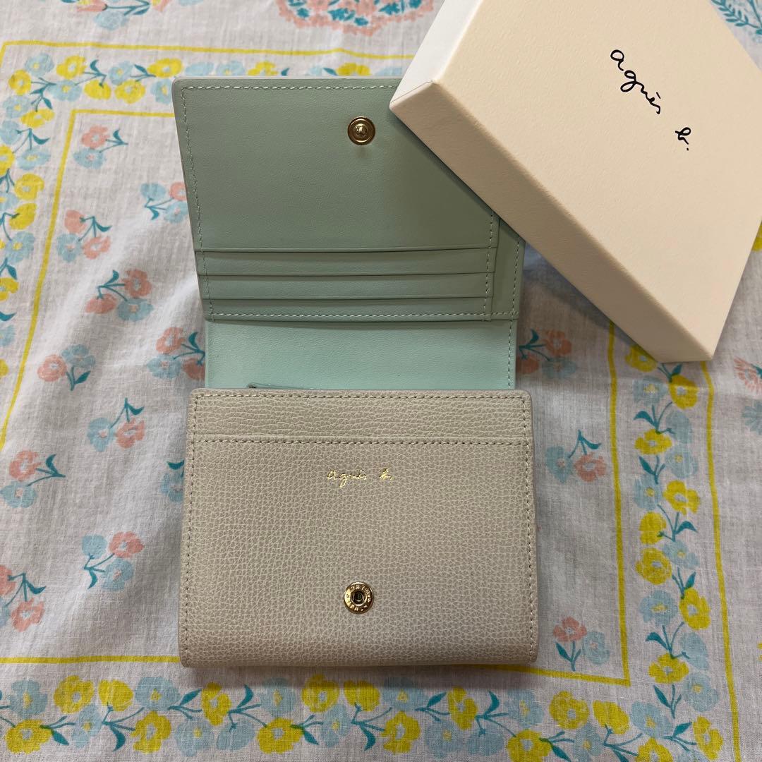 ほぼ新品　agnès b. 二つ折り財布