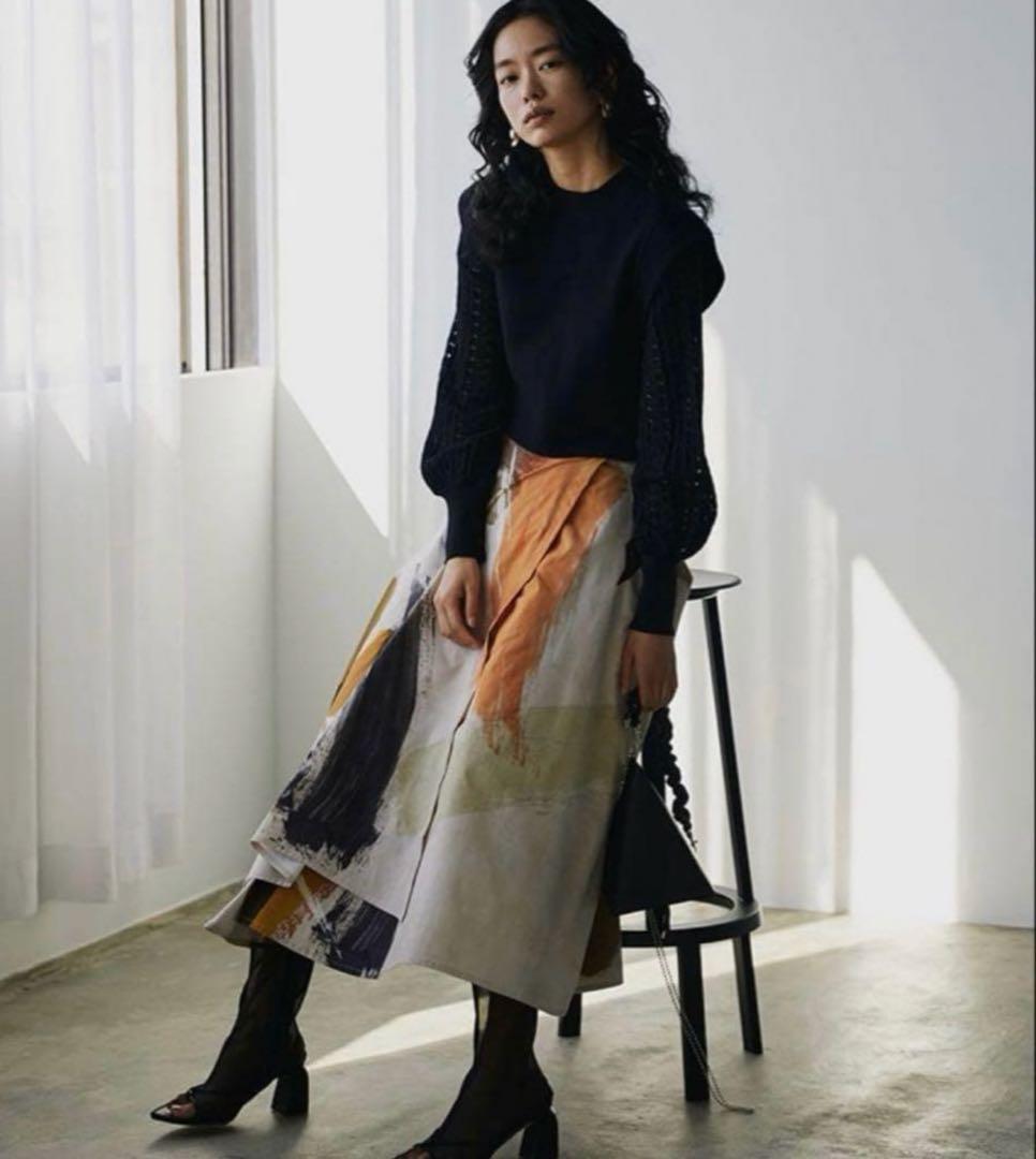 スカート Ameri LOUISE ART SKIRT