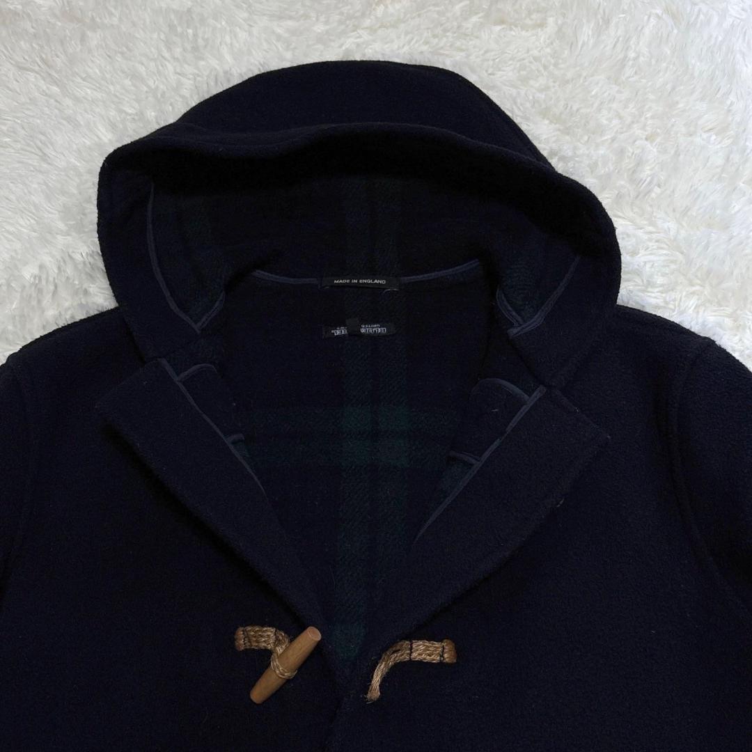 英国製 UNITED ARROWS ダッフルコート ネイビー Lサイズ