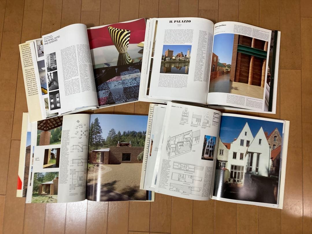 ABITARE / CASA VOGUE 1980年代建築デザイン年刊本　5冊