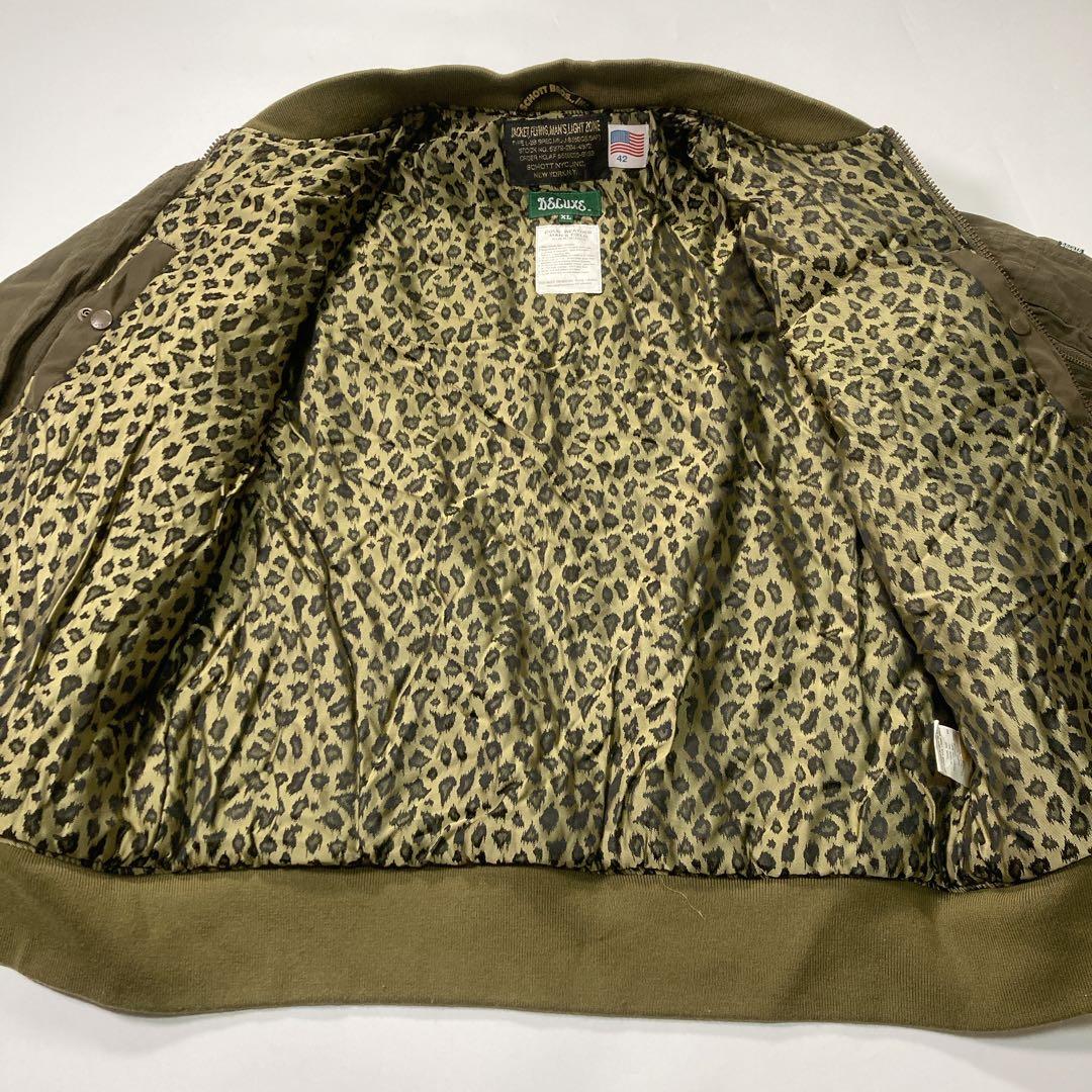 Schott × DELUXE MA-1 フライトジャケット 42 XL