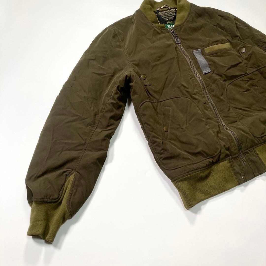 Schott × DELUXE MA-1 フライトジャケット 42 XL