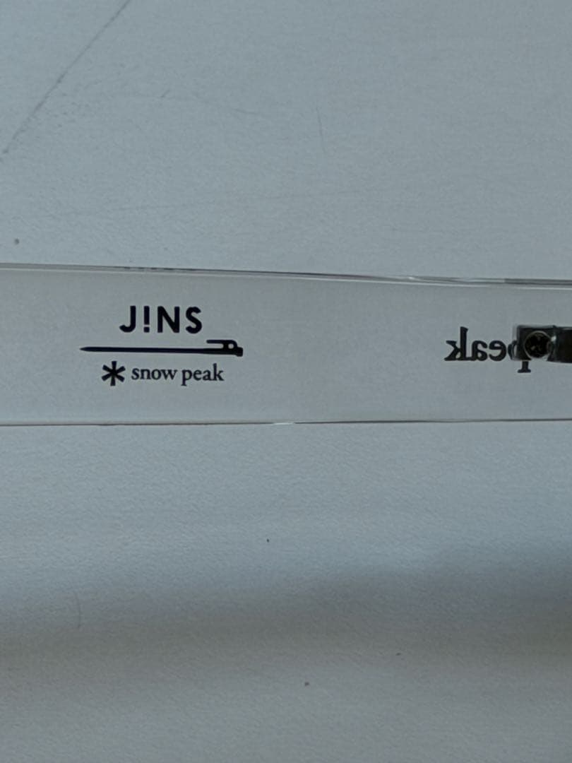JINS  peak クリア サングラス