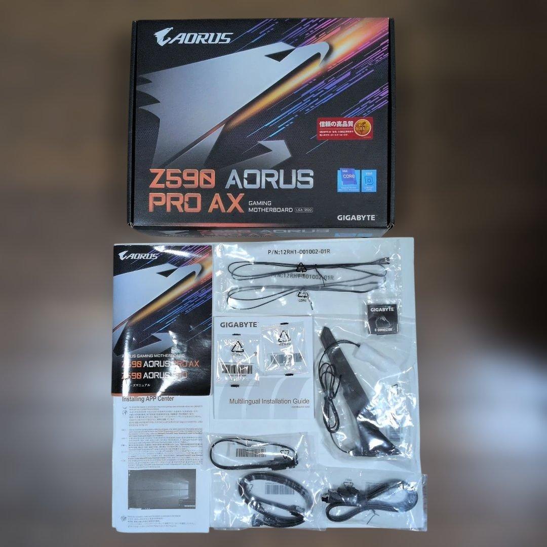 Z590 AORUS PRO AX＋i7-11700K＋DDR4メモリ16GB