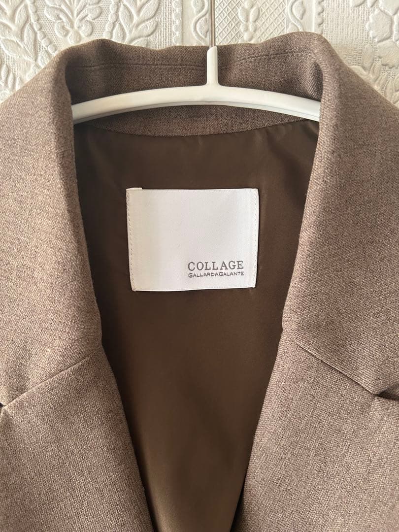 COLLAGE GALLARDAGALANTE テーラードジャケット ベージュ