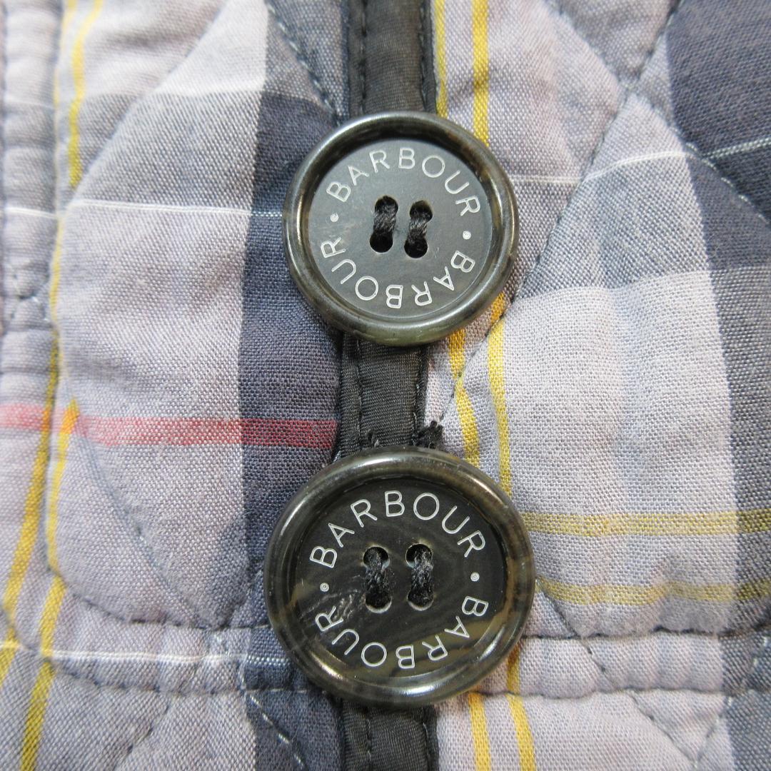 ✨美品✨Barbour バブアー キルティング トレンチコート 40 裏チェック