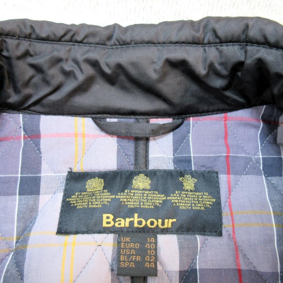 ✨美品✨Barbour バブアー キルティング トレンチコート 40 裏チェック
