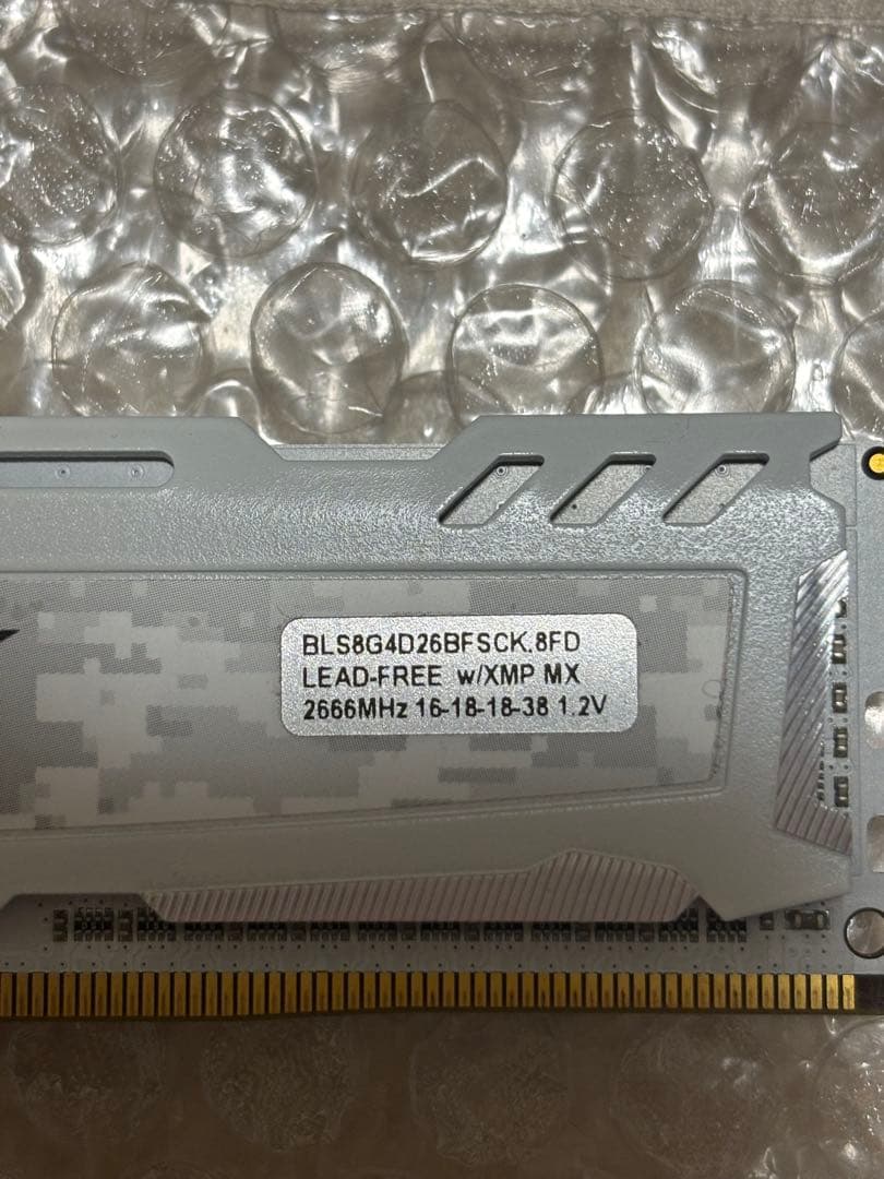 メ*ア様 BALLISTIX by Micron DDR4-2666 8GB×2