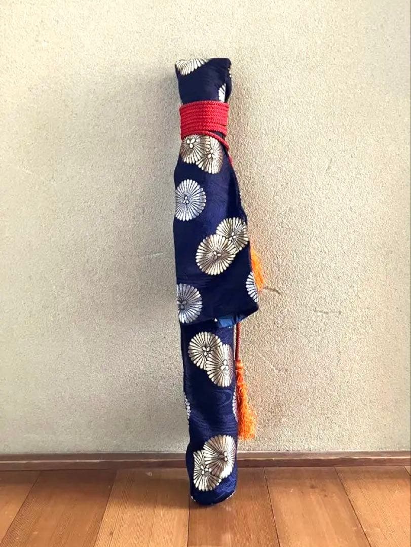 尺八本体 竹製 専用袋付き　全長56cm