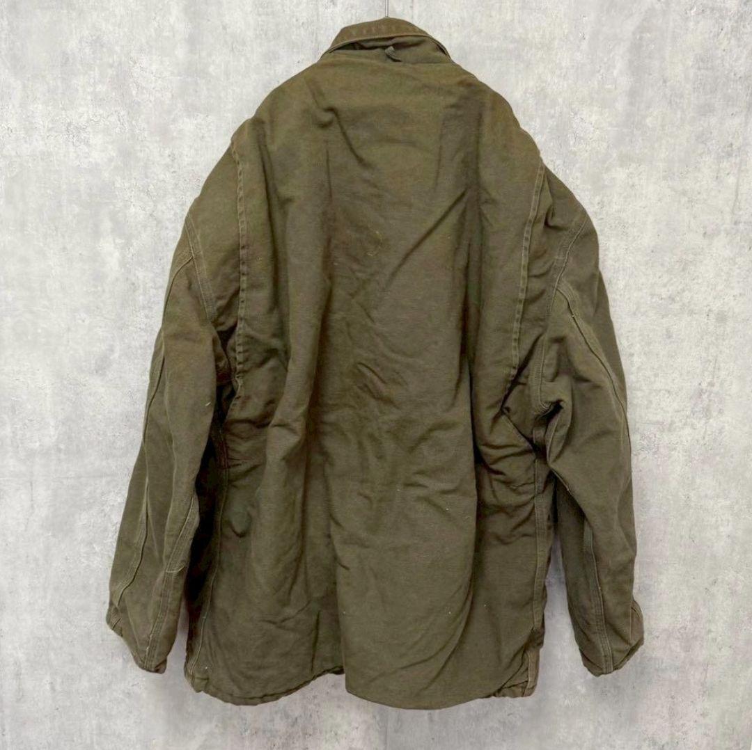 Carhartt　ダックジャケット　USA製　フェード　ワーク　2XL