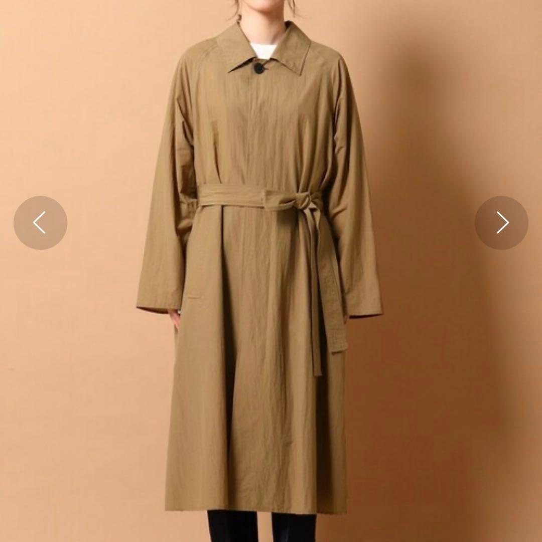 美品✨21SS ティッカ ライトコート ベルト スプリング ゆったり 洗える F