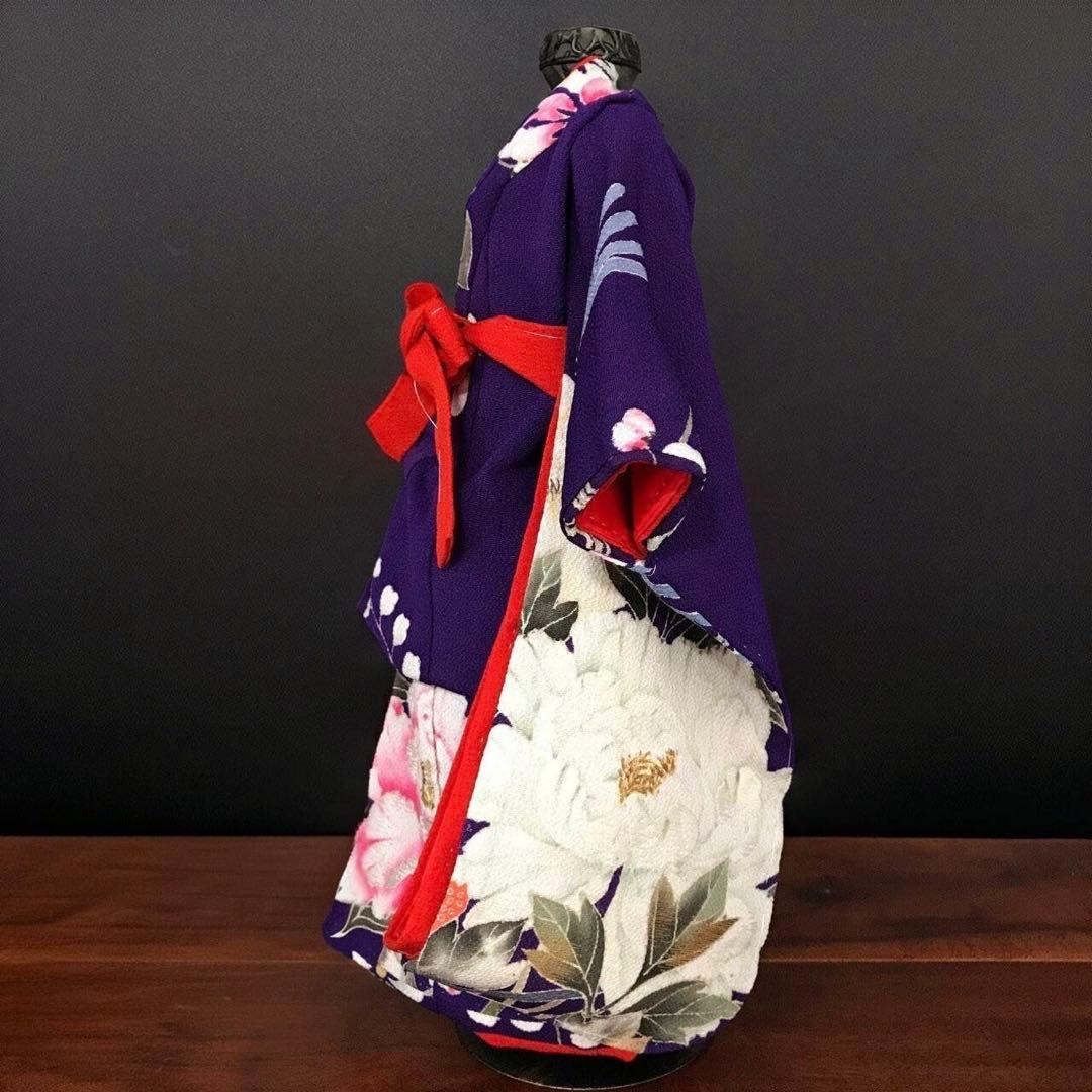 ＊ 市松人形 12号 着物 セット アンティーク 縮緬 刺繍 帯 ＊ 大正