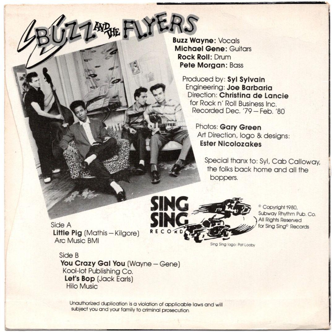 洋楽 BUZZ AND THE FLYERS - LITTLE PIG