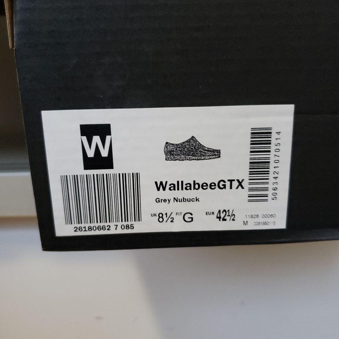 試着のみ 未使用 Clarks クラークス Wallabee GTX