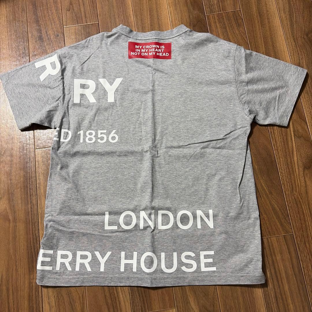 BURBERRY バーバリー ホースフェリー ロゴ Tシャツ S グレー