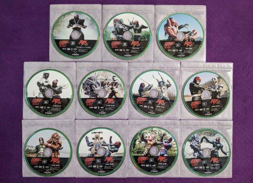 仮面ライダーBLACK RX DVD 全巻セット 全11巻 11枚組 完結