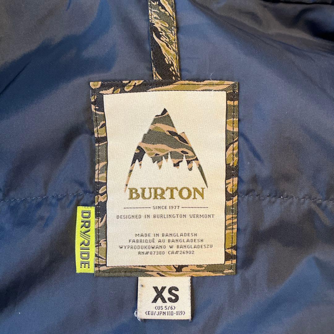 BURTON スノーボードウェア 子ども用 XSサイズ(110-119cm)