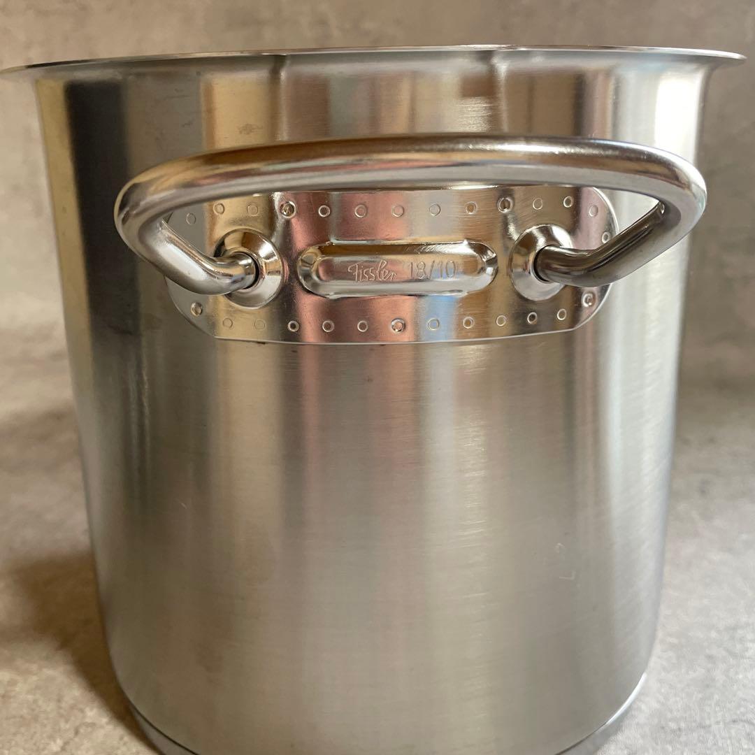 フィスラー (Fissler) パスタ鍋 ステンレス 両手鍋20cm