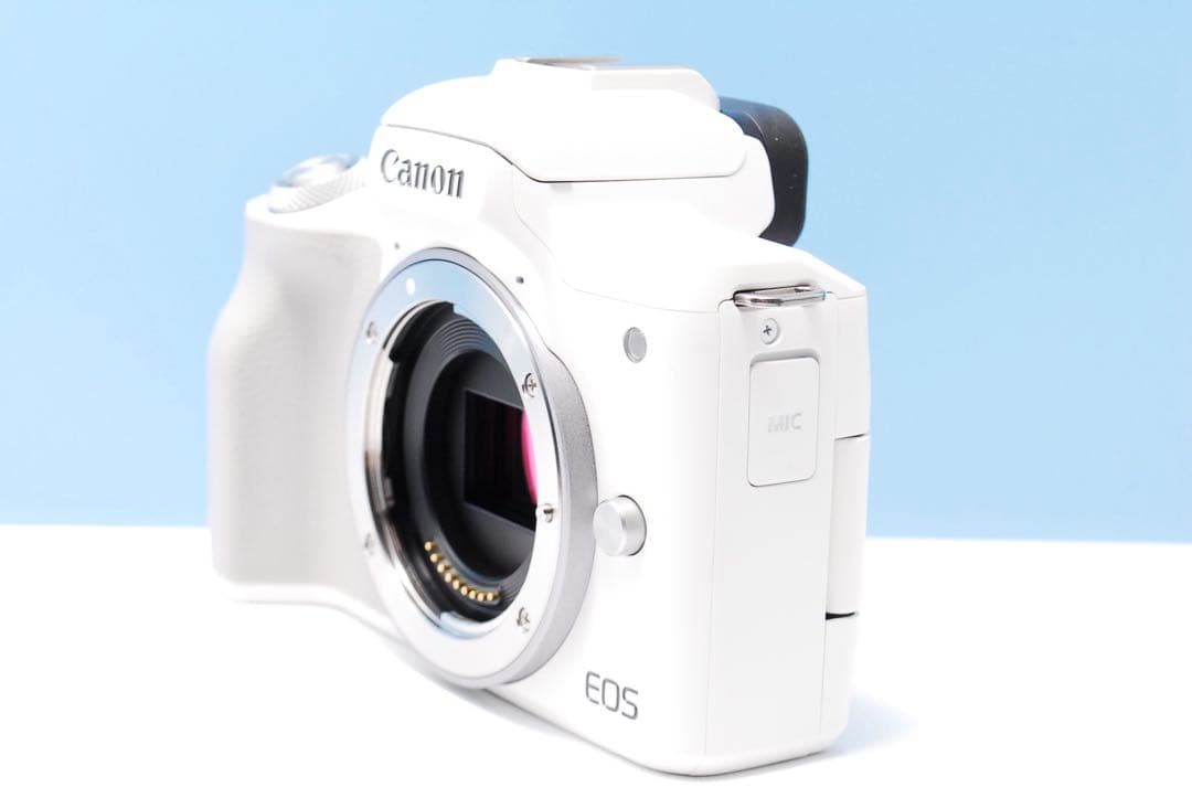 【極美品】Canon Kiss M2 ホワイト Wi-Fi/Bluetooth
