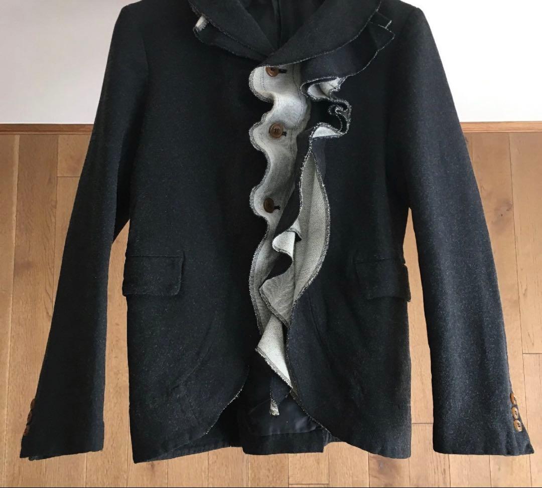 美品 COMME des GARCONS フリル　ジャケット AD2011