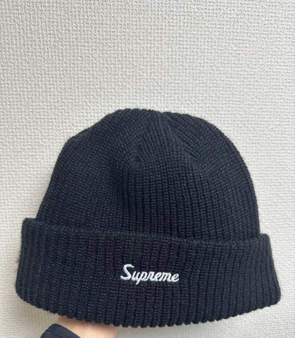 Supreme ビーニー ニット帽 ブラック