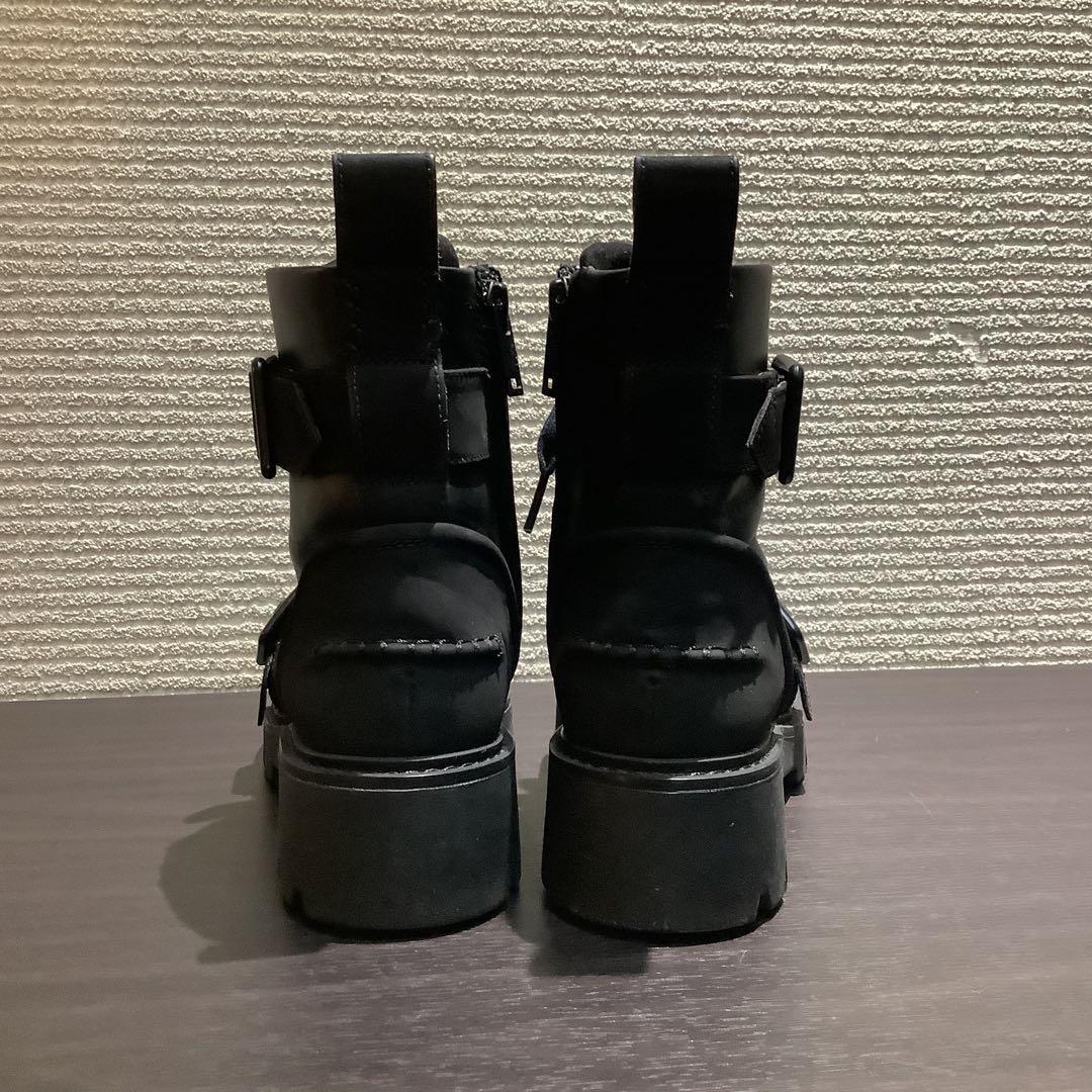 UGG アグ NOE レースアップブーツ ショートブーツ 黒 24cm