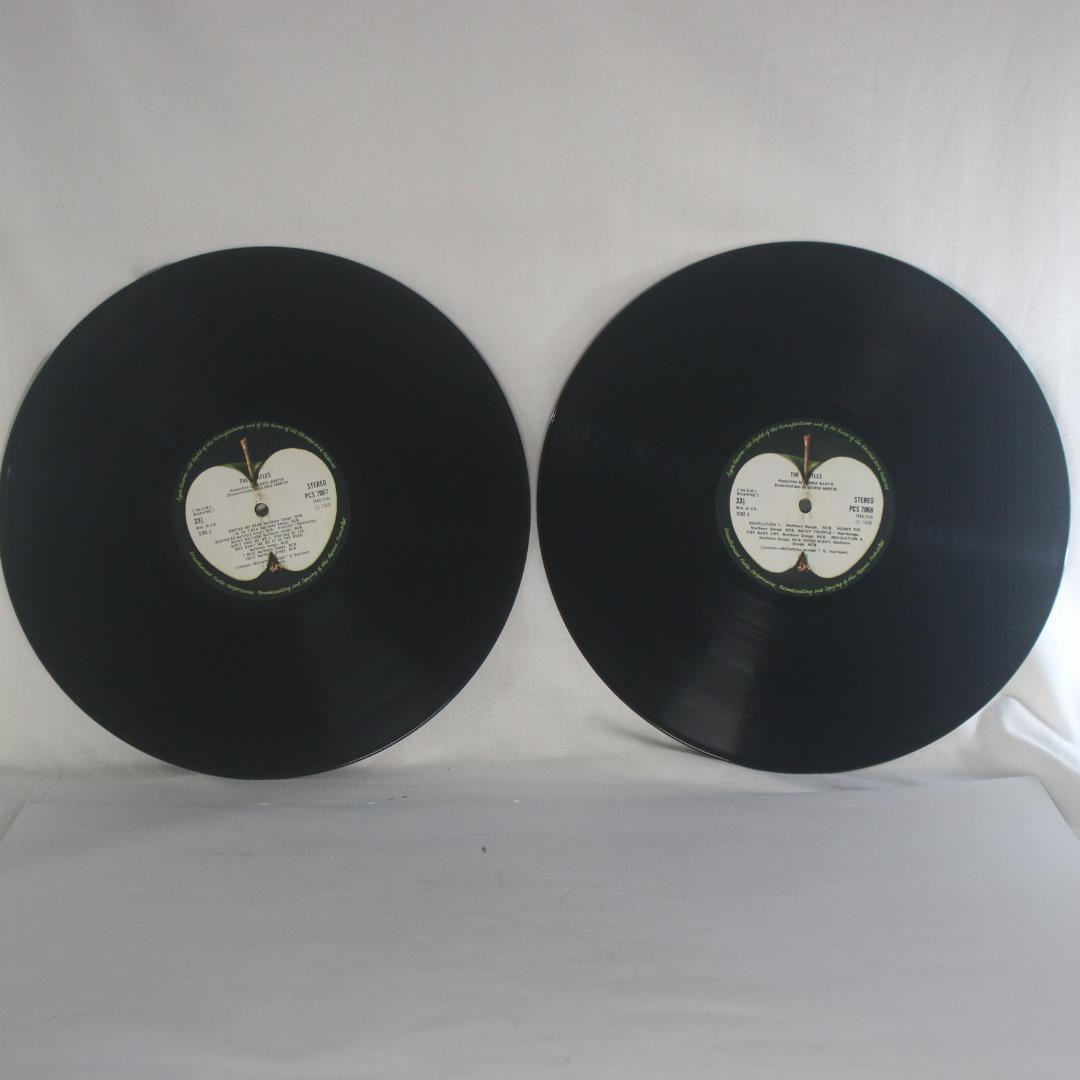 英LP The Beatles White Album UK盤 ステレオ キズ有