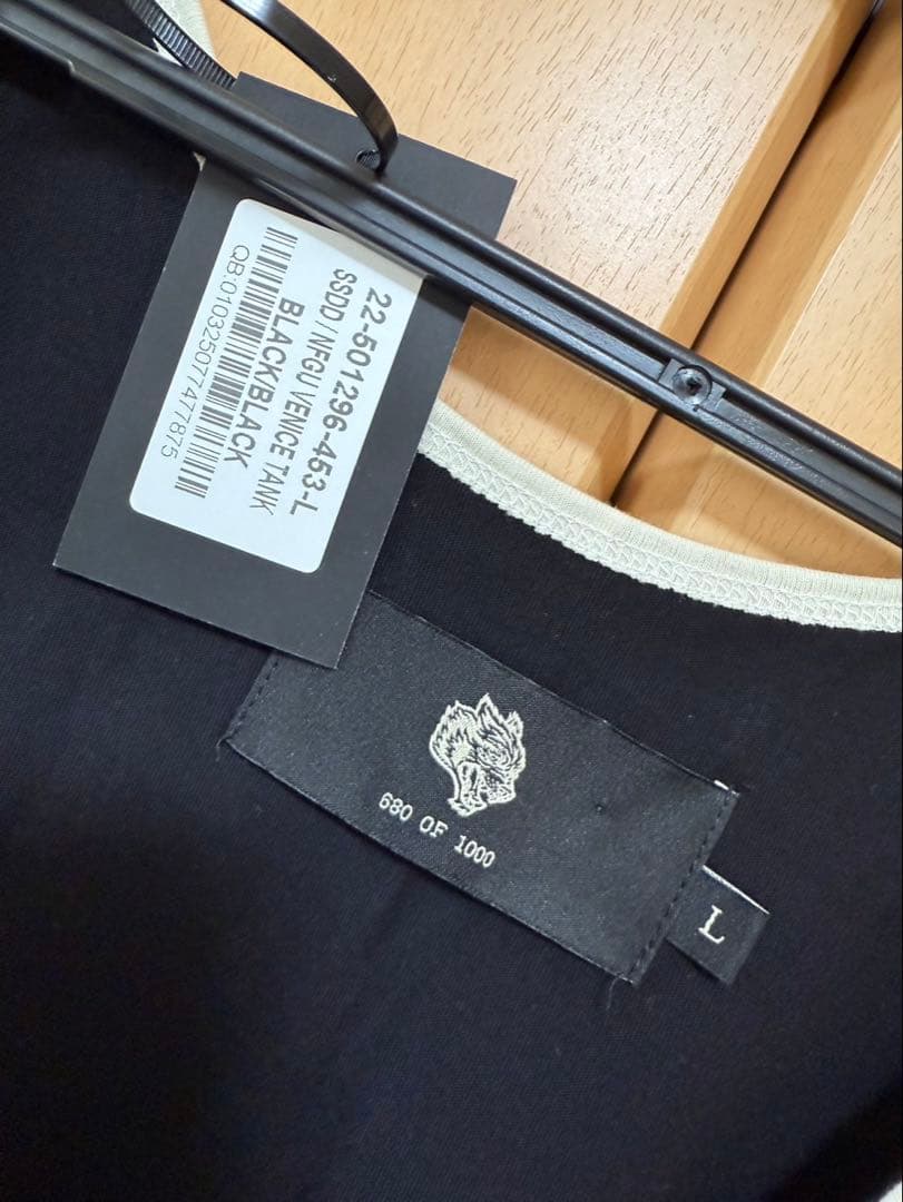 【未使用】ダルクスポーツdarc sport NFGUタンクトップ黒黒L