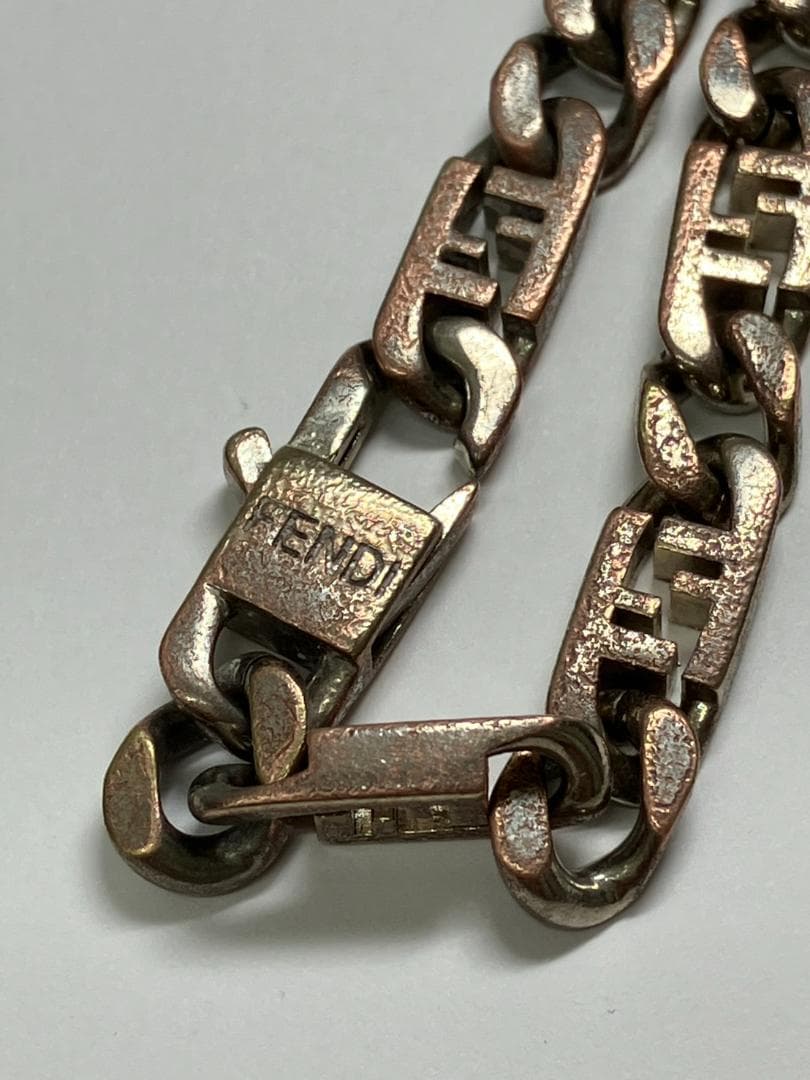 FENDI フェンディ　ネックレス　オーロックチェーンネックレス FFロゴ