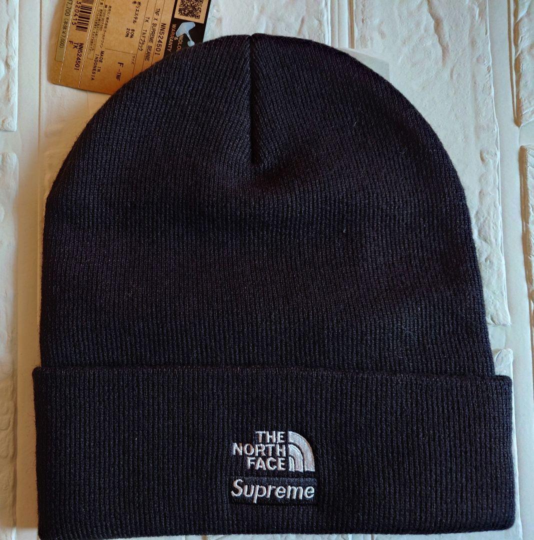 SupremeXノースフェイス レイモンド・ペティボン ビーニー ブラック