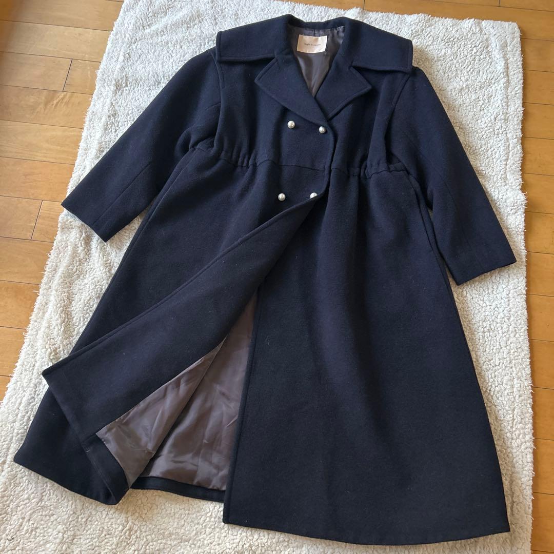 マーリエルカセットMaglielecassettoアンゴラミックスダブルコート