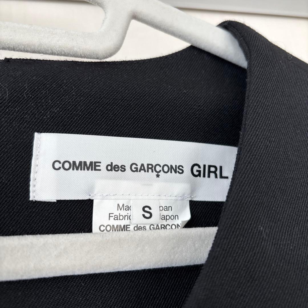 COMME des GARÇONS GIRL ブラックノースリーブワンピース S