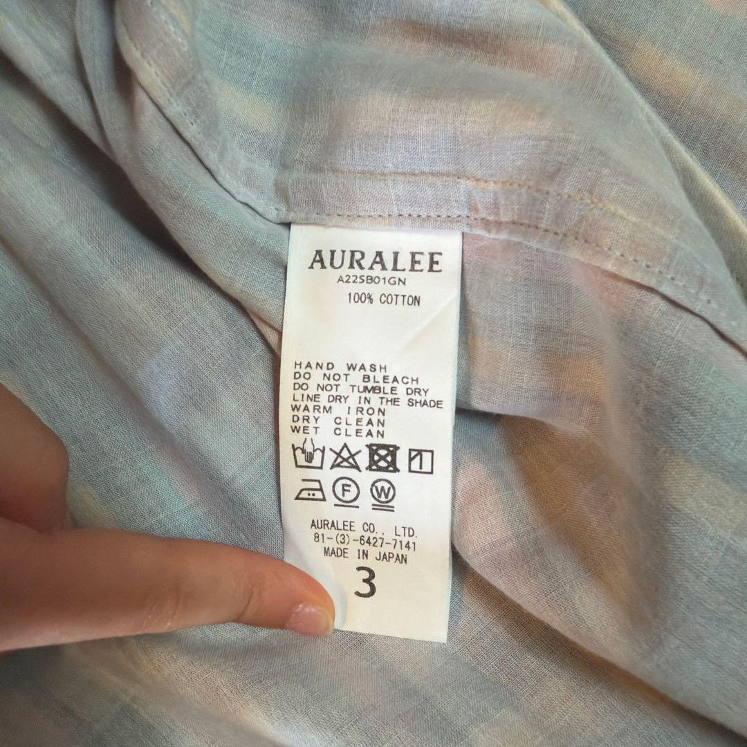 AURALEE マドラスチェック　ブルゾン