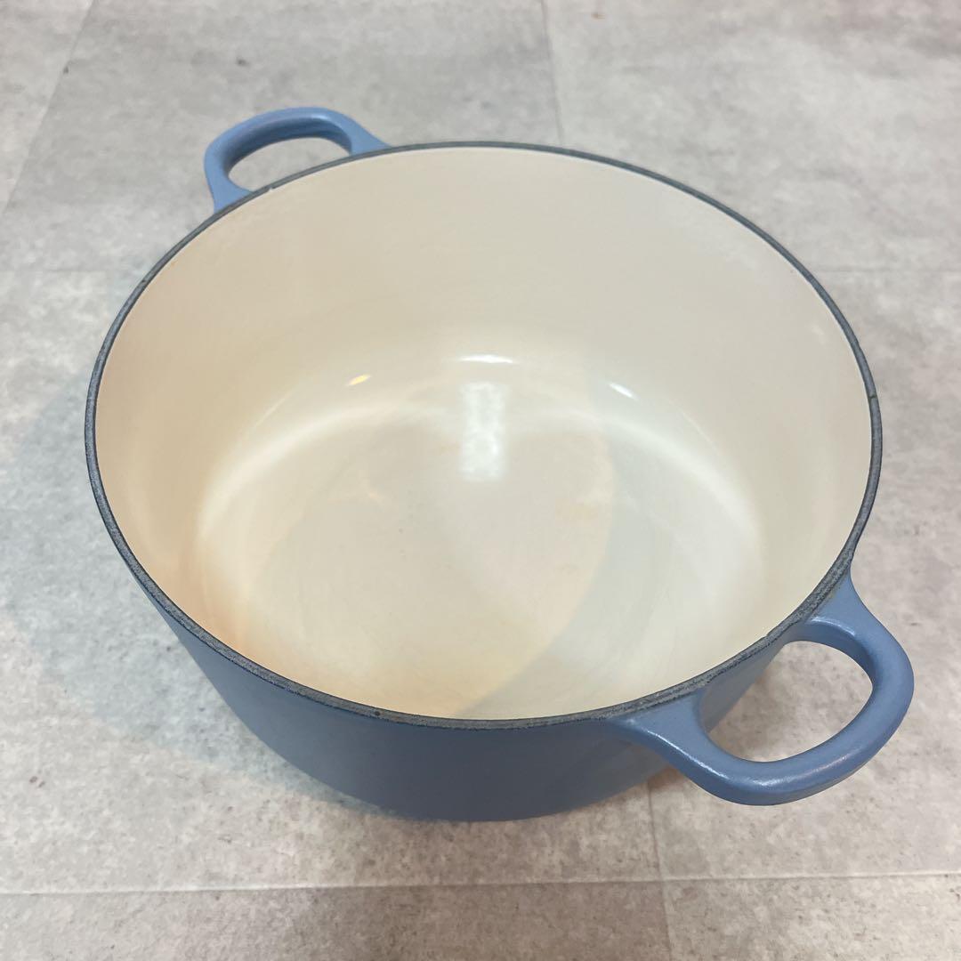 LE CREUSET ル・クルーゼ　ココット・ロンド 24cm ブルー