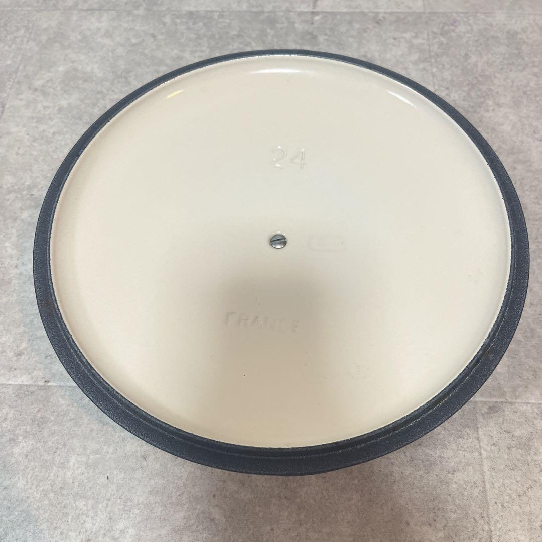 LE CREUSET ル・クルーゼ　ココット・ロンド 24cm ブルー