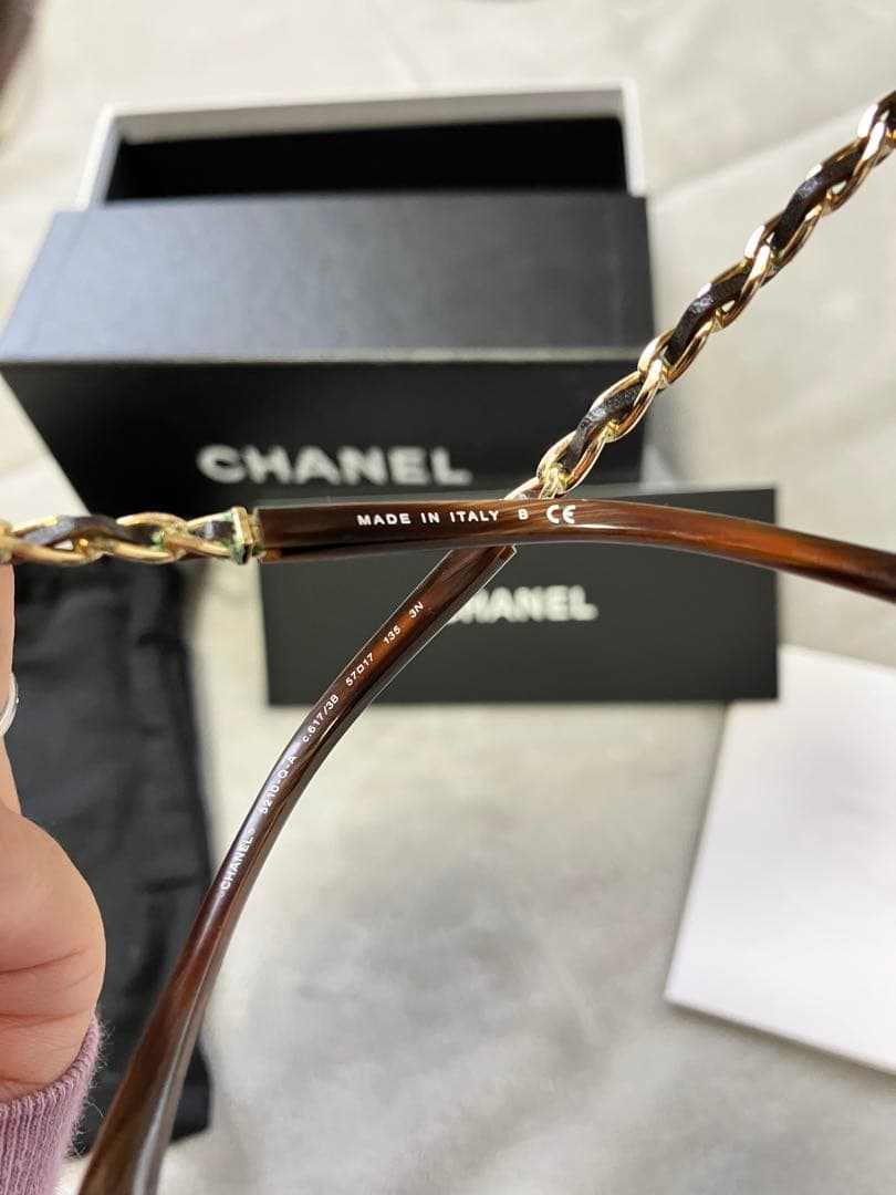 CHANEL サングラス　ブラウン